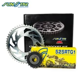 ZİNCİR DİŞLİ SETİ SUZUKI DL V-STROM / XT (1000 cc)  (2014-2019) / SUZUKI / DL V-STROM / XT / 1000cc / ZİNCİR: SUNSTAR 525RTG1 (Gold)-120 / ÖN DİŞLİ: JT (17T)  / ARKA DİŞLİ: SUNSTAR (42T) / 2014-2015-2 thumbnail 1