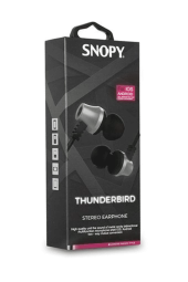 Snopy SN-J02 Thunderbird Mobil Telefon Uyumlu Kulak içi Beyaz-Gümüş Mikrofonlu KulaklıK - 1