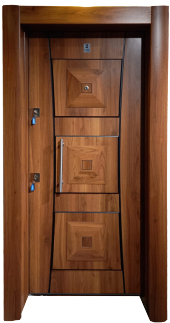Tezwood Ahşap Kapı Sanayi 3451 Daire Çelik Kapısı,Lüks Villa Kapısı - 1
