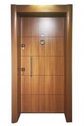 Tezwood Ahşap Kapı Sanayi 2660 Tırnaklı Model,Daire Kapısı,Güvenli ve Sağlam thumbnail 1