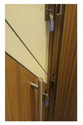 Tezwood 2578 Çift Renk Çelik Kapı,Daire Kapısı,Tırnaklı Model - 2