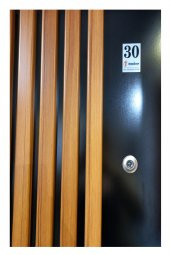 Tezwood Ahşap Kapı Sanayi 3458 Ahşap Kabartmalı Daire Çelik Kapısı,Kale Kilit Sistemi thumbnail 2