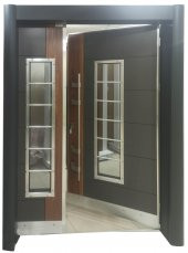 Tezwood 0157 Bina Giriş Kapısı,Ahşap Desenli Çelik Kapı, - 2