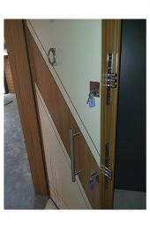 Tezwood 2578 Çift Renk Çelik Kapı,Daire Kapısı,Tırnaklı Model - 3