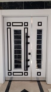 Tezwood 0158 Lüks Villa Kapısı,Apartman Giriş Kapısı,Bina Giriş Kapısı - 1