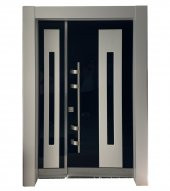 Tezwood 0148 Lüks Apartman KapısıiBina Giriş Kapısı,Kale Kilit Sol Açılım - 1