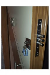 Tezwood 2578 Çift Renk Çelik Kapı,Daire Kapısı,Tırnaklı Model - 4