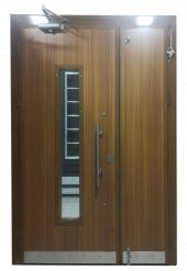 Tezwood 0163 Bina Giriş Kapısı,Eskitme Model Çelik Kapı,Villa Kapısı - 2