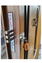 Tezwood 2468 Eskitme Çelik Kapı,Daire Kapısı,Kabartma Model - 5