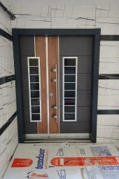 Tezwood 0157 Bina Giriş Kapısı,Ahşap Desenli Çelik Kapı, - 5