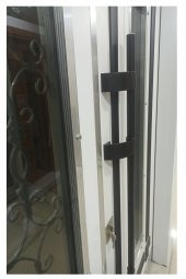 Tezwood 0161 Beyaz Villa Kapısı,Lüks Bina Giriş Kapısı,Çelik Kapı - 5