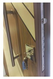 Tezwood 2578 Çift Renk Çelik Kapı,Daire Kapısı,Tırnaklı Model - 6