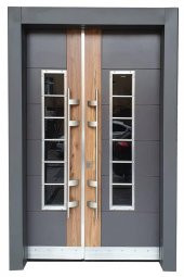 Tezwood 0157 Bina Giriş Kapısı,Ahşap Desenli Çelik Kapı, - 6