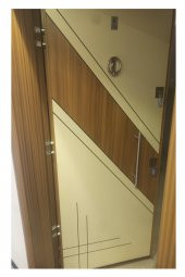 Tezwood 2578 Çift Renk Çelik Kapı,Daire Kapısı,Tırnaklı Model - 7