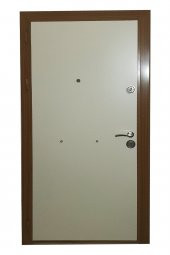 Tezwood 2578 Çift Renk Çelik Kapı,Daire Kapısı,Tırnaklı Model - 9
