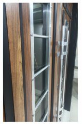 Tezwood 0155 Apartman Giriş Kapısı,Modern Çelik Kapı,Yağmura Dayanıklı - 10