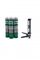 Sista Şeffaf Silikon 280 ml 3lü Set Plastik Silikon Tabancası - 1