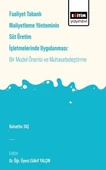 Faaliyet Tabanlı Maliyetleme Yönetiminin Süt Üretim İşletmelerinde Uygulanması - 1