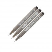 Teknik Çizim Kalemi 0.03 - 0.05 - 0.1 Mm Siyah 3 Lü Set Artline Drawing Teknik Çizim Kalemi - 1