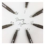 Teknik Çizim Kalemi 0.03 - 0.05 - 0.1 Mm Siyah 3 Lü Set Artline Drawing Teknik Çizim Kalemi - 2