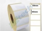 60X58 BARKOD ETİKETİ 1 RULODA 500 SARIM EKO TERMAL thumbnail 1