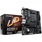Gigabyte GA-A520M H AMD A520 2133 MHz DDR4 Soket AM4 mATX Anakart - 1