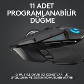 logitech G G502 Lightspeed Kablosuz Gaming Mouse - 5