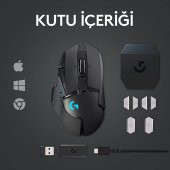 logitech G G502 Lightspeed Kablosuz Gaming Mouse - 8