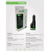 Addgo 6 Fonksiyonlu Oto Araç Şarjı Powerbank Fener Cam Çekici - 3