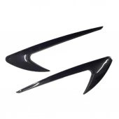 Universal çamurluk venti Piano Black Tampon Çamurluk rüzgarlık Venti Çamurluk Izgara vent - 1