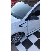 Universal çamurluk venti Piano Black Tampon Çamurluk rüzgarlık Venti Çamurluk Izgara vent - 5