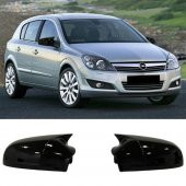Opel Astra H HB Sedan Batman Yarasa Ayna Kapağı 2010 2013 Piano Black - 3