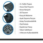 Fiat Fiorino 3D Havuzlu Paspas Bipper Nemo Uygun - 2