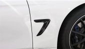 BMW Tipi Çamurluk rüzgarlık Venti Sağ Sol Piano black Plastik Havalandırma universal çamurluk venti - 5