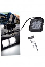 9 Ledli Projektör Led li Sis Far İş Makinası ve Araçlar Off Road Gündüz Farı Çalışma Lambası - 4