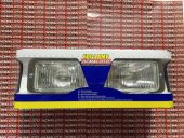 Dikdörtgen Sis Lambası Beyaz Metal 14.5cm x 8cm - 2