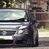 VW Jetta MK5 Batman Yarasa Ayna Kapağı 2005 2010 Piano Black - 1