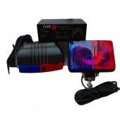 Mavi Kırmızı Çakar Lamba Panjur İçi Strobe Patlayan Lamba - 2