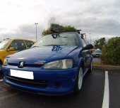 Peugeot 106 uyumlu ÇUPRA Ön Tampon Lipi Cupra Lip 3 Parça - 1