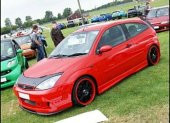Ford Focus MK1 1 ST UYUMLU ÇUPRA  Ön Tampon Lipi Cupra Lip 3 Parça - 2