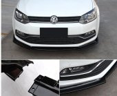 VW Polo MK5/5,5 Ön Tampon Lip 3 Parça 2009 - 2017 - 3