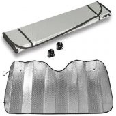 Oto Araba  Ön Cam Güneşlik Gümüş Maxi Boy 85 x 165 CM A kalite - 2