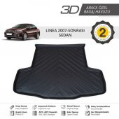 Fiat Linea 2009 Sonrası 3D Bagaj Havuzu Linea bagaj havuzu 3d - 2