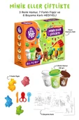 Minik Eller Çiftlikte Oyun Hamuru Seti (16 Parça - 340 Gr) - 1