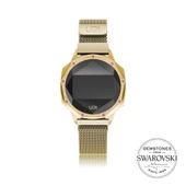 Upwatch Iconic Gold Le Set with Swarovski Topaz Loop Band Bayan Kol Saati - 1