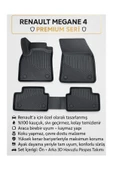 Black Gold Renault Megane 4 Uyumlu 3D Havuzlu Oto Paspas – Premium Seri thumbnail 1