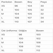UNISEX KAVUNİÇİ LİKRALI SCRUBS TAKIM - 6