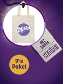 Milkaseverler Çikolata Paketi (Milka Bez Çanta Hediyeli) thumbnail 5