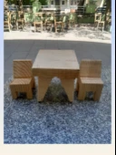 Arif Tezcan Ahşap Oyuncak Masa Sandalye thumbnail 1