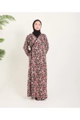 AYSUN TEKSTİL Pamuklu Kumaştan Geniş Kesim Namaz Elbisesi & Namazlık & Sabahlık - 1